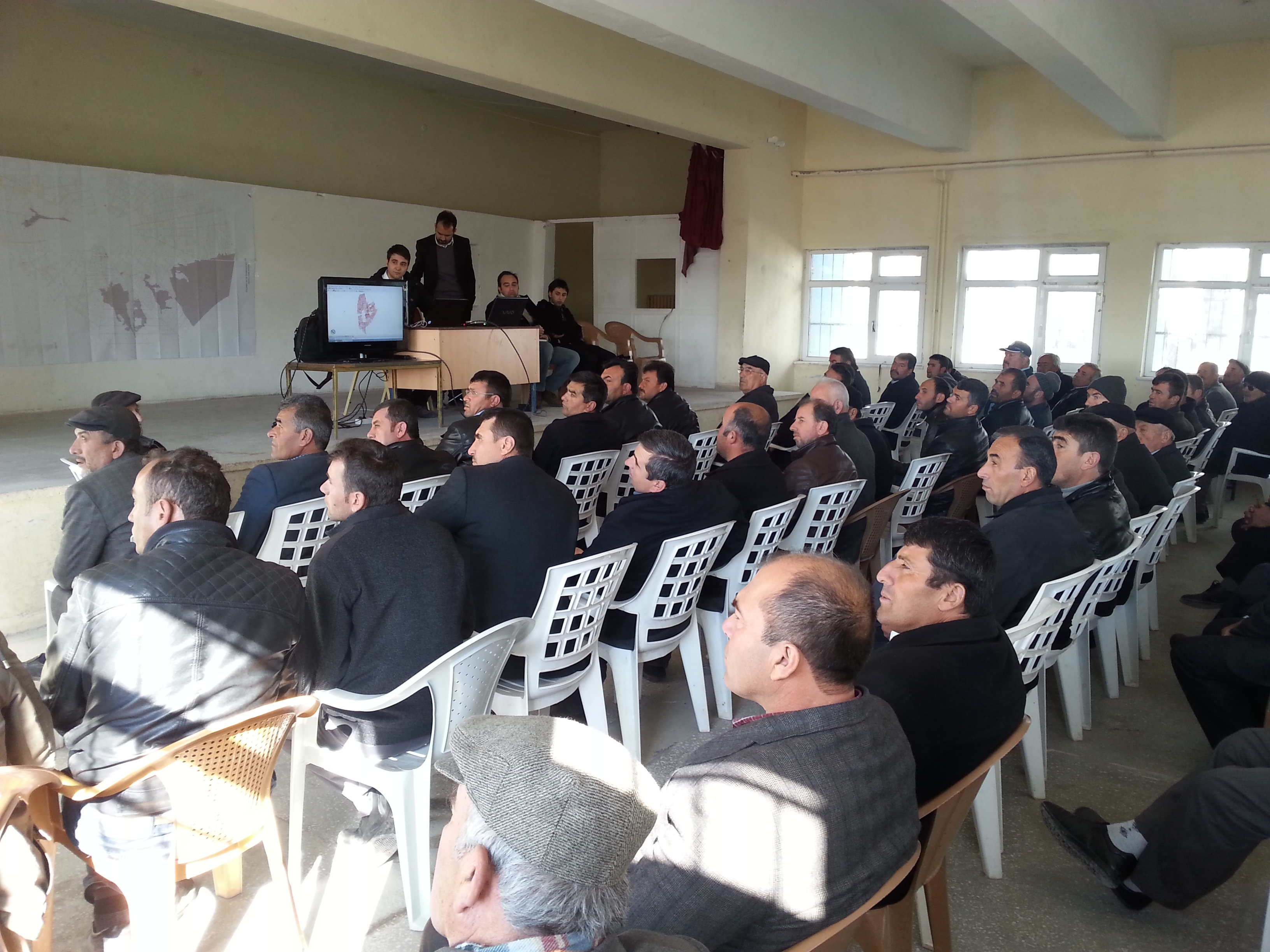 Niğde ili Çavdarlı Köyü Arazi Toplulaştırma Projesi Mülakatları Başladı . 21.03.2014