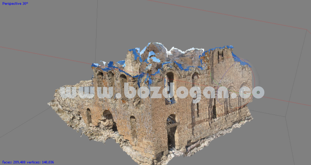ÇANLI KİLİSE FOTOGRAMETRİ ÇALIŞMALARI TAMAMLANDI