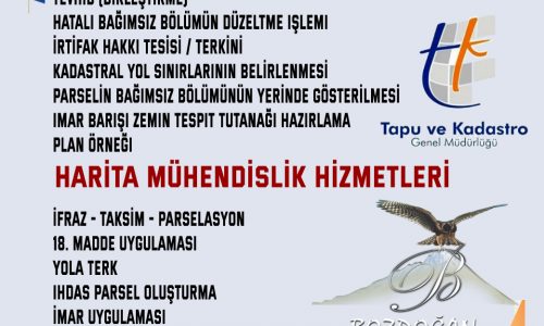 Aksaray Lisanslı Harita ve Kadstro (LİHKAB) İşlemlerinde Online Başvuru Başladı